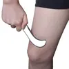 Cuchillo para Fascia de Acero Inoxidable Cuchillo para Membrana del Cuello en Forma de S Herramienta Raspadora de Músculos Raspador de Masaje para Todo el Cuerpo Cuchillo para Fascia de Hombro y Cuello Herramienta de Belleza