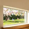 Pegatinas decorativas de mariposas con temática de Pascua para puertas de cristal, ventanas y escaparates, creando una atmósfera festiva