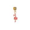 Cadena de Colgantes Navideños Transfronterizos Adornos DIY Pulsera Collar Cuerda Trenzada Colgante Regalo Navideño Copo de Nieve Accesorios de Árbol de Navidad