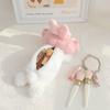 Bolsa de Cosméticos de Peluche de Dibujos Animados, Neceser Portátil de Viaje, Bolsa de Almacenamiento Multifuncional de Gran Capacidad, Estuche de Lápices de Papelería para Estudiantes