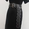 Cinto Étnico Vintage Feminino Rebite Decorativo Vestido Terno Jaqueta Combina com Tudo Jeans Cinto Y2K