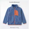 Chamarra de Polar con Bloques de Color para Niños y Niñas, Otoño/Invierno, para Niños Mayores, Chamarra de Polar con Cuello Alto, Chaleco Térmico para Exteriores Infantil