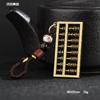 Nuevo Estilo Estrella y Luna Bodhi Latón Llavero Colgante Cobre Calabaza Metal Coche Puesto Callejero Pequeño Regalo Producto Cultural y Creativo