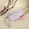 2025 Nova Carteira Feminina Longa Multifuncional Porta-Cartões Múltiplo Casual Portátil Fivela Porta-Cartões Clutch