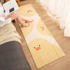 Manta de dibujos animados gruesa tipo cachemira para dormitorio, mesita de noche, alfombra larga para el suelo frente a la cama, manta linda para habitación infantil, lavable a máquina