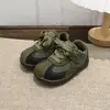 2026 Zapatos Nuevos de Algodón para Niños, Estilo Coreano, Superficie de Cuero, Zapatos Deportivos para Niños Pequeños, Zapatos Bebé Forrest Gump 6831