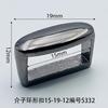 Mesón diámetro interior 15mm hebilla de anillo zapatos de verano huecos de cuero zapatos hebilla de flor para zapatos hebilla de pasador accesorios para equipaje y ropa