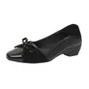 Zapatos Mary Jane Nude con Lazo Francés para Mujer 2026 Nuevos Zapatos de Noche de Otoño Estilo Hada Comodidad Cuña Zapatos de Salón