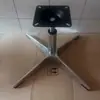 Base cruzada de sofá casual, no elevable, base giratoria de cuatro garras, chasis de fijación para pie de silla de oficina para computadora