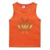Roupas de Verão Chad Wild Clay Colete Infantil Camisa Básica Casual Absorvente de Suor Doce Camiseta Regata Infantil