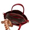 Nuevo Bolso Rojo de Boda de Alta Gama para Mujer 2024 Nueva Moda Nicho Portátil Bolso Cruzado Cesta de Verduras Bolso Balde