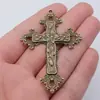 53X74Mm 11.4g Multicolor Exportación Aliexpress Más Vendido Popular Europeo y Americano Colgantes de Cruz
