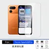 Adecuado para película de vidrio templado para Tecno Spark50Pro con película de lente de ojo de águila de metal anti-miradas indiscretas y anti-caída de alta definición serigrafiada