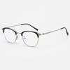 00245 Marco de cejas retro de estilo japonés TR Sven para miopía, marco de negocios para hombres y mujeres, moderno cambio de color