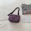 Bolsa de Tela Gran Capacidad Bolsa para Empanadas Bolso Cruzado Primavera 2026 Nuevo Color Sólido Casual Ligero Estilo Deportivo Bolso de Hombro de Moda