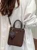 Yaozi 2026 principios de otoño nuevo bolso de hombro versátil bolso cuadrado pequeño bolso cruzado casual simple de moda