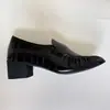 2689-1 Novos sapatos de trabalho casuais de couro genuíno, macios e confortáveis, para o dia a dia e trabalho de mulheres