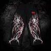 Pantalones de Fitness Estilo Europeo y Americano Breathedivinity para Hombre, Pantalones Deportivos Casuales, Pantalones Casuales Rectos Estampados para Jogging