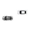 Espejo pequeño redondo para coche, cristal HD, ajustable 360°, giratorio, espejo retrovisor, espejo auxiliar para aparcar, espejo de punto ciego