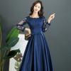 Elegante Vestido de Noite Preto para Mulheres, Luxo de Alto Padrão, Nicho, Sofisticado, Adequado para Reuniões Anuais e Anfitriãs, Coleção de Outono