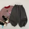 Pantalones de forro polar para niño Mai Bao, colección otoño e invierno, pantalones deportivos para niños, ropa casual de invierno para bebés y niños pequeños, pantalones de chándal para niños