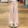 Pantalones Anchos Nuevos de Maternidad sin Soporte Abdominal, Nuevo Estilo Verano 2026, Talla Petite, Seda de Hielo, Pantalones Largos Casuales Sueltos y con Caída