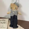 Bolsa Colgante Hello Kitty Piernas Largas Fragancia Ligera Muñeca de Peluche Dibujos Animados Lindo Llavero de Corazón Colgante de Regalo