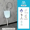 Urinal de Parede Sem Furos para Banheiro, Uso Doméstico, com Tampa, Urinal Descargável para Homens