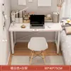 Escritorio de uso doméstico para habitación de niña, mesa larga para vivienda de alquiler, mesa larga junto a la ventana, banco de trabajo, escritorio estrecho para balcón