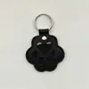 Novo pingente memorial criativo para guardar pelos de pet, porta-cartão de acesso à porta anti-perda, pingente de chaveiro de pata de cachorro