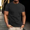 Código europeo transfronterizo para hombre TK verano fino deportivo casual holgado transpirable secado rápido gasa de burbujas camiseta de manga corta para hombre