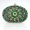 Explosiones Transfronterizas Bolso de Noche Girasol Bolso de Mano Clutch de Banquete para Mujeres Europeas y Americanas Bolso de Noche para Vestido Bolso Tachonado de Diamantes