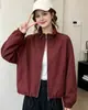 Outono 2026 Novo Estilo Coreano Moda Solto Emagrecedor Estiloso Redutor de Idade Casual para o Dia a Dia Casaco Curto para Mulheres