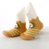 Sapatos de Chão para Crianças Sapatos e Meias de Bebê Conjunto de Meias para Crianças Pequenas Base Antiderrapante Base Macia Meias para Chão de Interior Meias de Bebê Primavera Verão