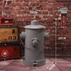 Estilo Industrial Retro Arte de Hierro Cubo de Basura Grande Adornos Creativos Hogar Baño Estudio Restaurante Decoraciones