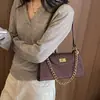 Bolso de axila retro de alta gama para mujer, nuevo de otoño 2026, moda de nicho, bolso pequeño cuadrado versátil de un solo hombro cruzado
