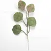 Explosões de comércio exterior 34 simulação terno de folha de eucalipto verde grampo de cabelo flor flor flor arranjo acessórios materiais DIY feito à mão