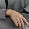 Estilo Europeo y Americano Cadena Gruesa Cruzada Hip-Hop Sencillo Acero de Titanio Collar Moda Femenina Versátil Geométrico Corto Cadena de Clavícula Conjunto