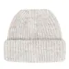 Gorro de tricô grosso transfronteiriço, moderno e espesso para outono e inverno, com barra dobrada, adequado para homens e mulheres, e ideal para ciclismo ao ar livre para mantê-lo aquecido