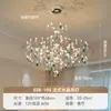 Candelabro de Cristal de Lujo Ligero Estilo Francés para Sala de Estar, Luz Principal para Vestíbulo de Villa Firefly, Candelabro de Luz para Comedor en Casa