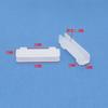 Protector de esquinas de vidrio templado para baño, ángulo protector anticolisión, embalaje de transporte, plástico, transparente, blanco