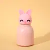 Taza aislante infantil con cabeza de animal 3D de dibujos animados, acero inoxidable 316, linda botella de agua portátil, botella de agua para estudiantes, venta al por mayor