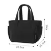 Bolsa tote acolchada aislante exclusiva transfronteriza, bolsa de almuerzo para mujer, bolsa para lonchera de oficinista, bolsa de almuerzo para commuting de gran capacidad