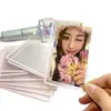 Fundas Laminadas de Color para Tarjetas de Alta Definición Fundas Protectoras Transparentes Pequeñas para Tarjetas Fundas para Almacenamiento de Fotos Polaroid Álbum Duro B8