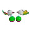 Brinquedo de pelúcia para animais de estimação, pena de gato anti-rato real, brinquedo criativo para animais de estimação, pena de gato anti-areia real, suprimentos divertidos para gatos