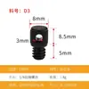 Tornillo de Liberación Rápida 1/4 Equipo de Fotografía Perno con Ojal 3/8 Placa de Montaje Rápido Correa para el Hombro M4 Apriete Manual Accesorios para Cámaras Deportivas