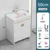 Gabinete de Banheiro de Alumínio em Favo de Mel de Piso com Lavatório e Gabinete de Pia para Banheiro Combinação com Gabinete de Cerâmica Integrado para Varanda