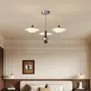 Lustre Criativo Estilo Medieval de Disco Voador Luz Principal da Sala de Estar Bauhaus Simples para Quarto Estudo Restaurante Lâmpadas de Alto Padrão