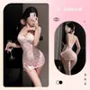 Zuijiao Lingerie Sexy Plus Size Renda Sexy Rosa Cereja Estilo Puro Desejo com Bojos Camisola Camisola Camisola de Dormir Pijama