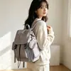 Mochila urbana casual multifuncional ligera para mujer, mochila tipo cubo para commuting, mochila escolar para estudiante universitario, impermeable y ligera